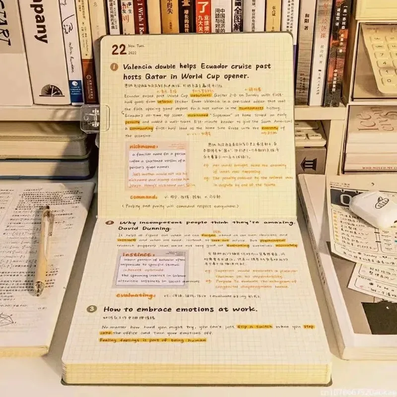 Notebook Quaderno per studenti Quaderno per studenti Quadrato in stile semplice Ins Libro per appunti Diario per esami per studenti Riviste per quaderni vuoti extra spessi