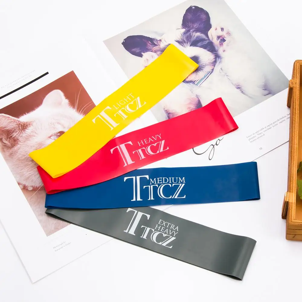 

Pilates Loop Cross Fit Strength Fitness Equipment Workout Athletic Rubber Band Tension Resistance Band Exercise Elastic Band