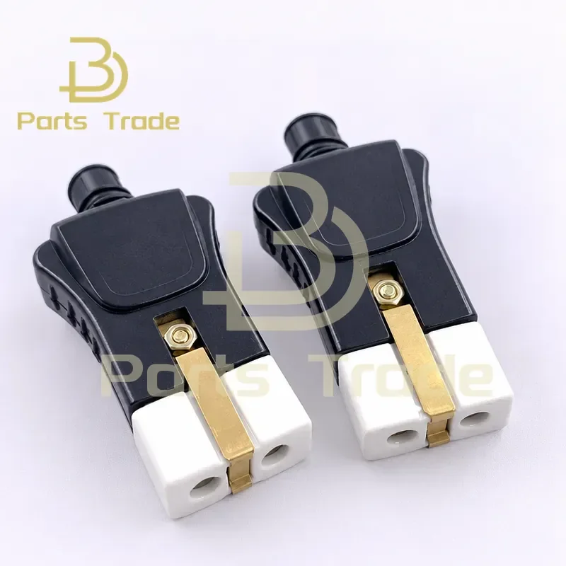 for Rice Cooker Kettle Power Cord Plug 2 Hole Ceramic Tip Old Style 2 Hole Plug Single