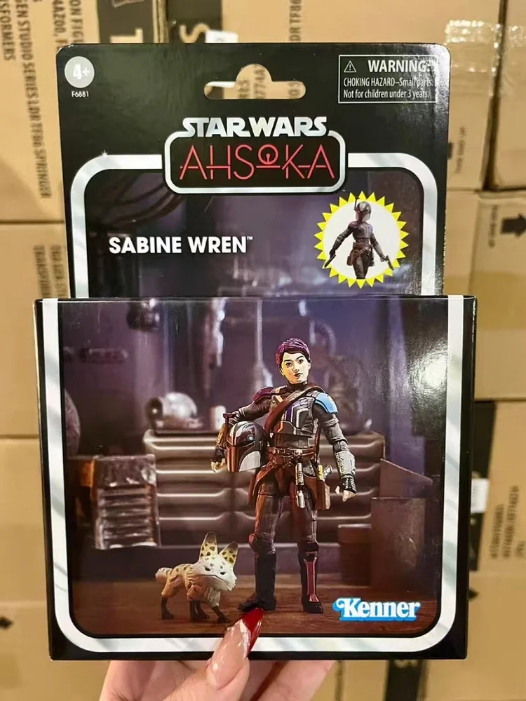 

[В наличии] Подлинная аниме-игрушка «Звездные войны» Sabine Wren Jango Fett 3,75 дюйма, новая модель, коллекция игрушек, подарок для мальчика