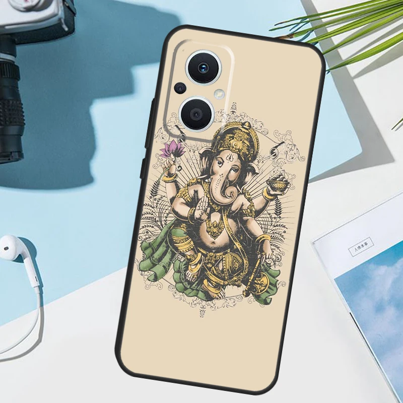 Lord Ganesha Case For OPPO Reno 8 7 6 5 4 Lite 3 2Z 4Z 5Z 8T Find X2 X3 Neo Lite X5 X6 Pro Back Cover