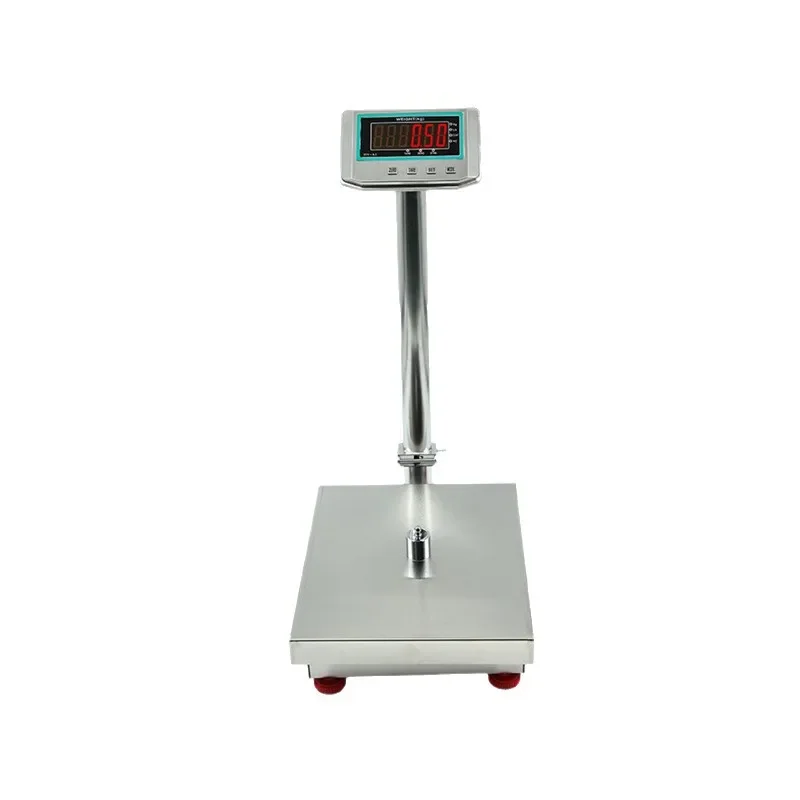 

150Kg electronic weighing, English station name 300kg with guardrail precision, electronic scale commercial
