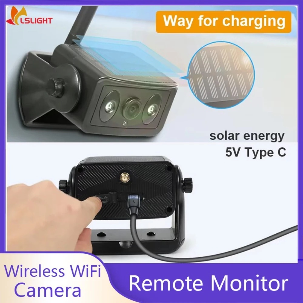 

Беспроводная Wi-Fi камера ночного видения, удаленный монитор заднего вида TypeC, солнечная зарядка, магнитная установка для автомобиля, автобуса, грузовика, аксессуары