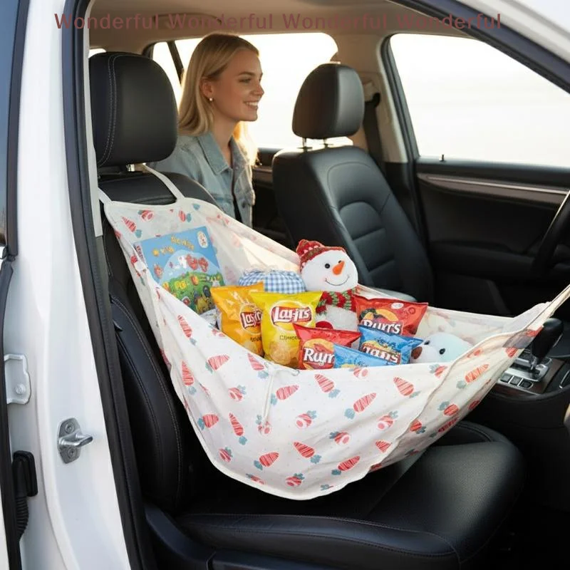 

Multifunctional Large Capacity Mommy Bag for Car Seat Back Storage, Ideal for Travel and Baby Carriage