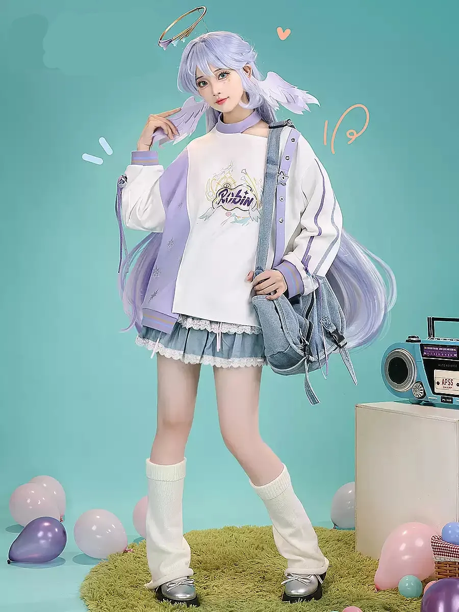 

Robin Cosplay Sweater Fan Derived Clothing Jacket for Winter Coat Game Honkai: Star Rail Anime Women Cosplay Outfit Costume 2024