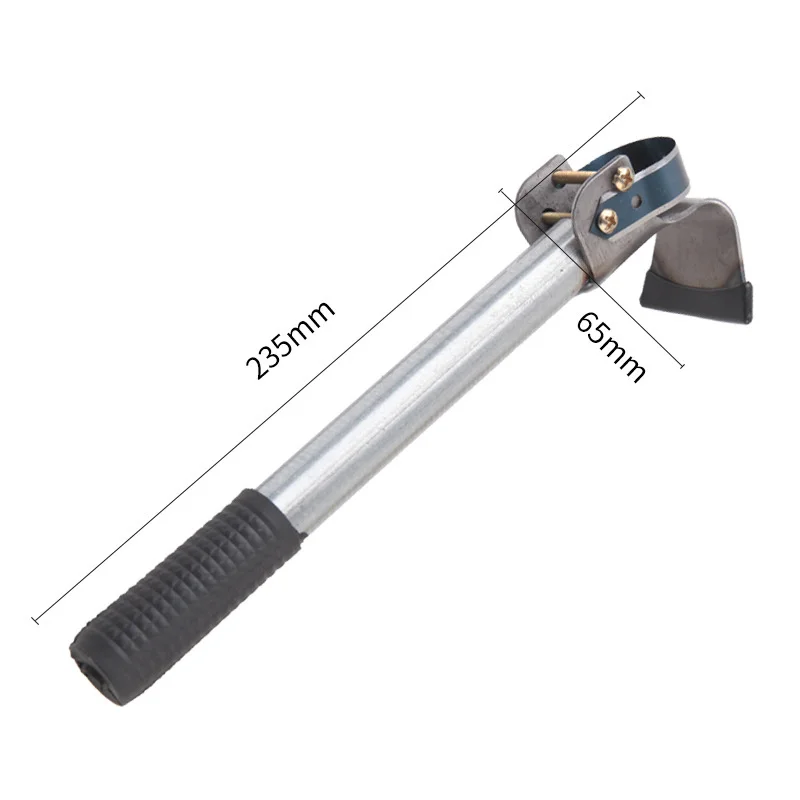 Raschietto per corteccia di asta di metallo professionale raschietto manuale coltello per sbucciare la corteccia d'albero strumento per giardinaggio coltello per raschiare la corteccia d'albero