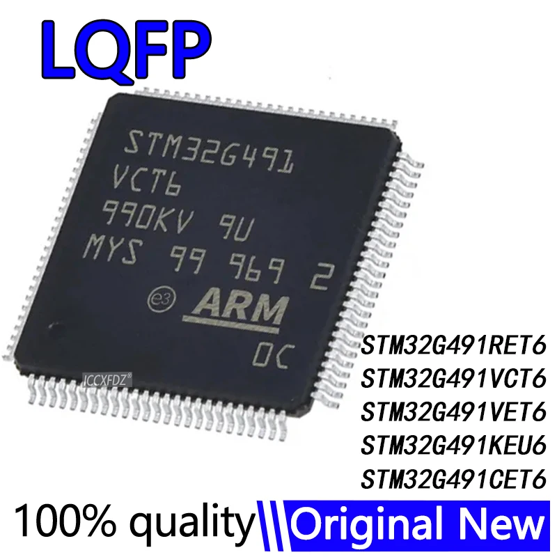 

STM32G491 STM32G491RET6 STM32G491VCT6 STM32G491VET6 STM32G491KEU6 STM32G491CET6 IC in Stock MCU Chip