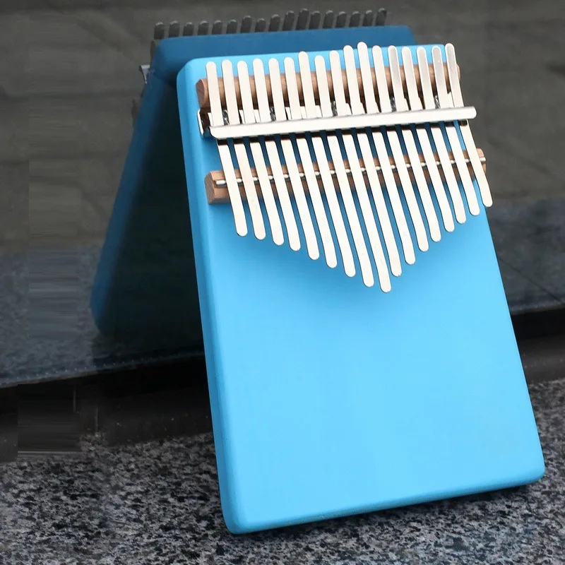 Thumb Piano 17-tone Beginner, Sheet Music Mahogany Core Nanzhu Wood Full Single-board Finger Piano Instrument - view 5