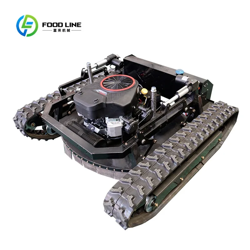 

Customized Wireless Remote Control Lawn Mower Automatic Obstacle Avoidance Suitable for Slopes Flat Ground Grass Cutting