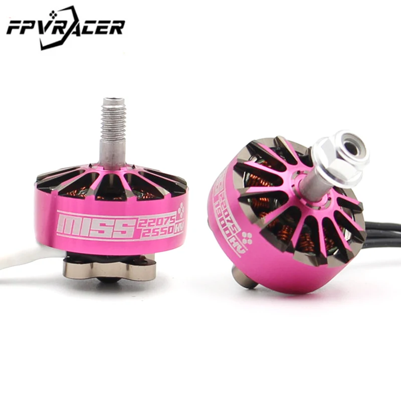 FPVRACER MISS 22075  1750KV 1900KV 2550KV 3~6S Lipo 5mm Shaft Suitbale for RC FPV 5inch Propeller Flower Fly Racing Drones