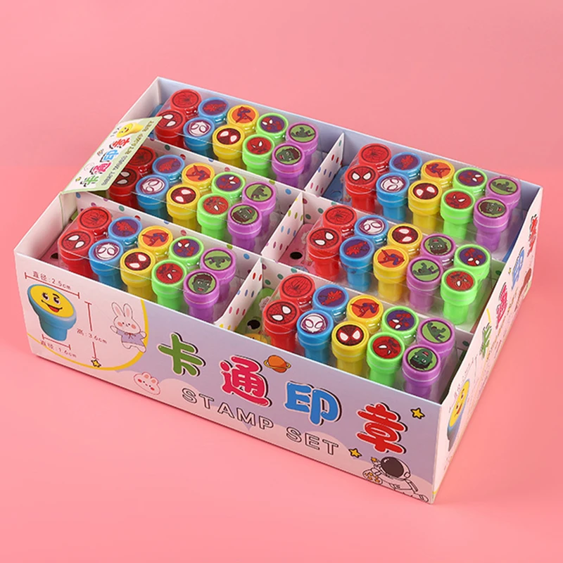 10/30Pcs Spiderman Stamps Party Favors Spidey and His Amazing Friends Seal Stamp for Kids Boys Birthday Giveaway Souvenir Gifts view 6