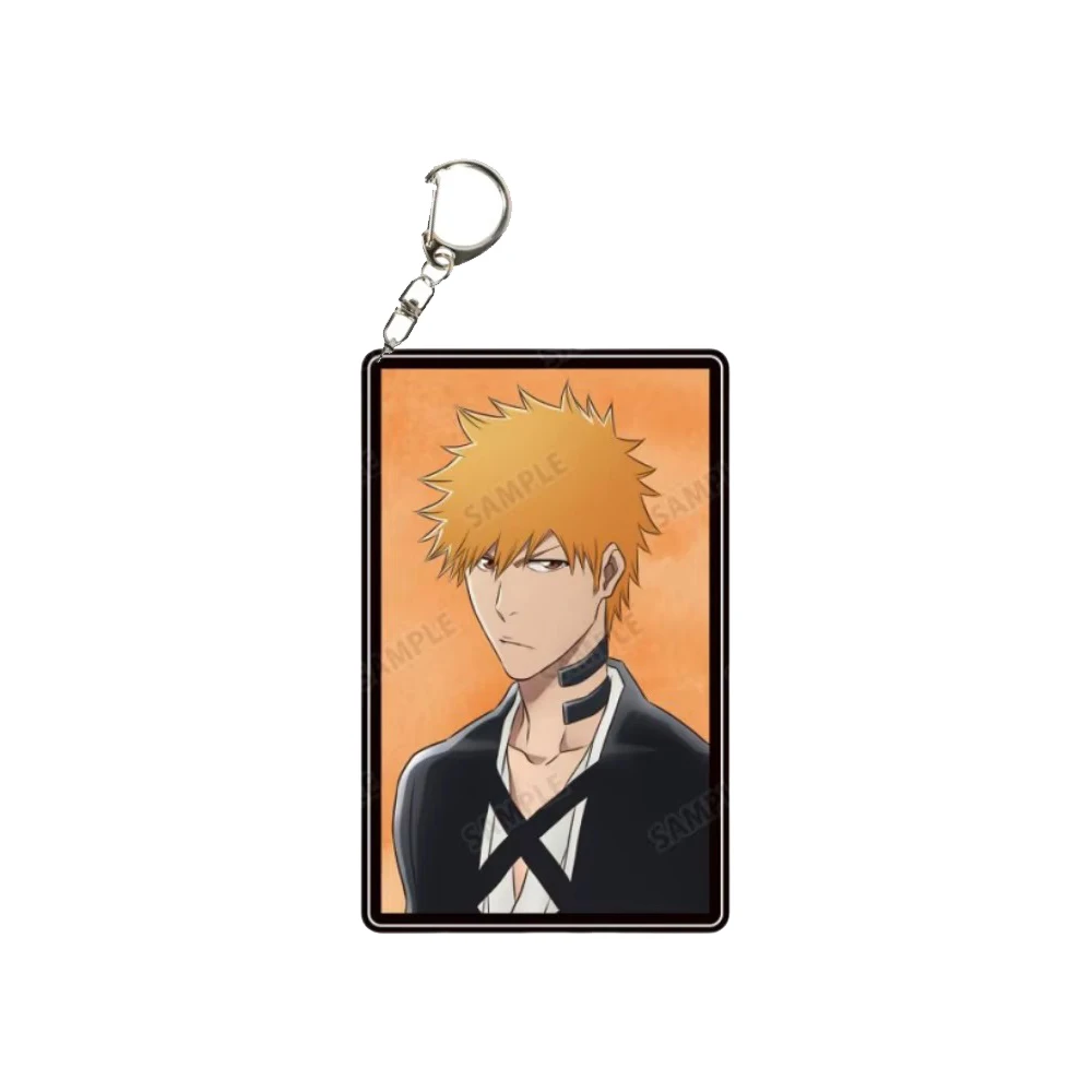 Hot Anime BLEACH Acrylic Keychain Model Figure Cosplay Plate Holder Topper Birthday Fans Christmas Desk Decor Plate Gift