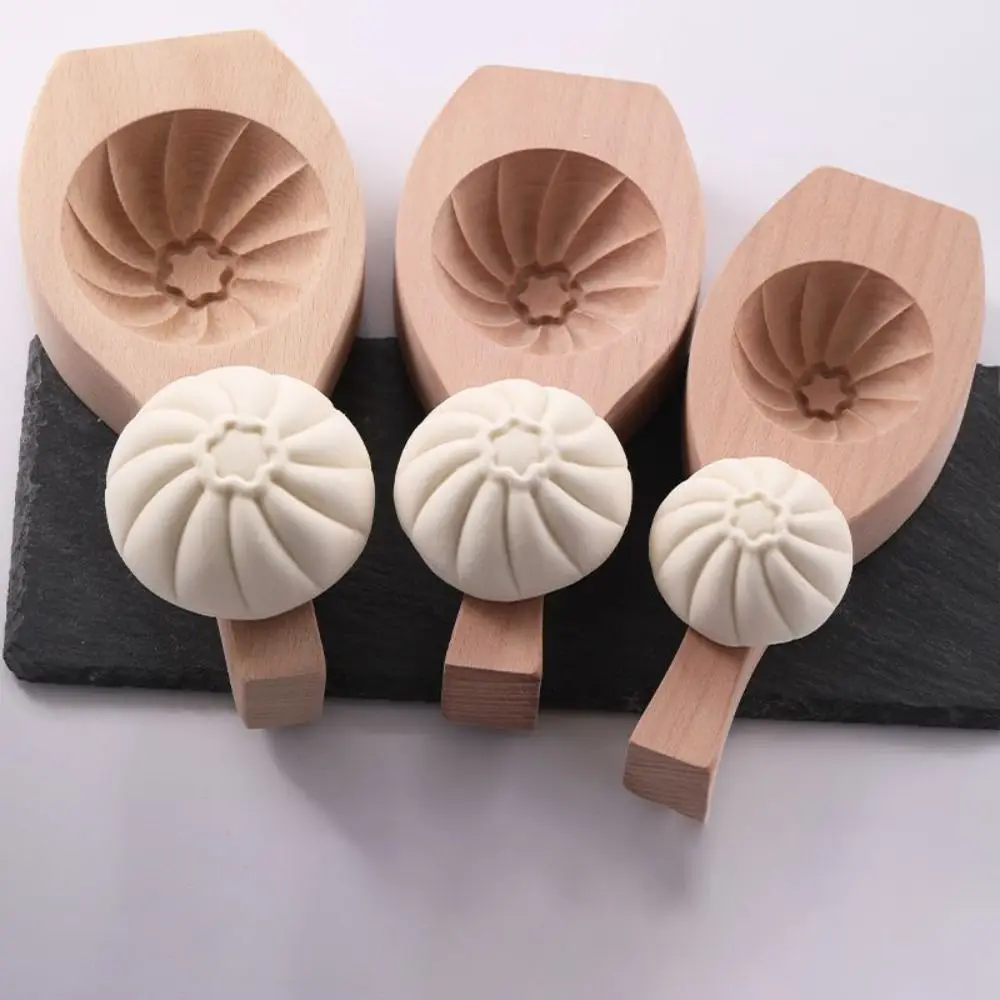 

Multipurpose Star Pattern Wood Baozi Mold Deepened Manual Steamed Bun Mold Non-stick Steamed Bread Mold Pastry