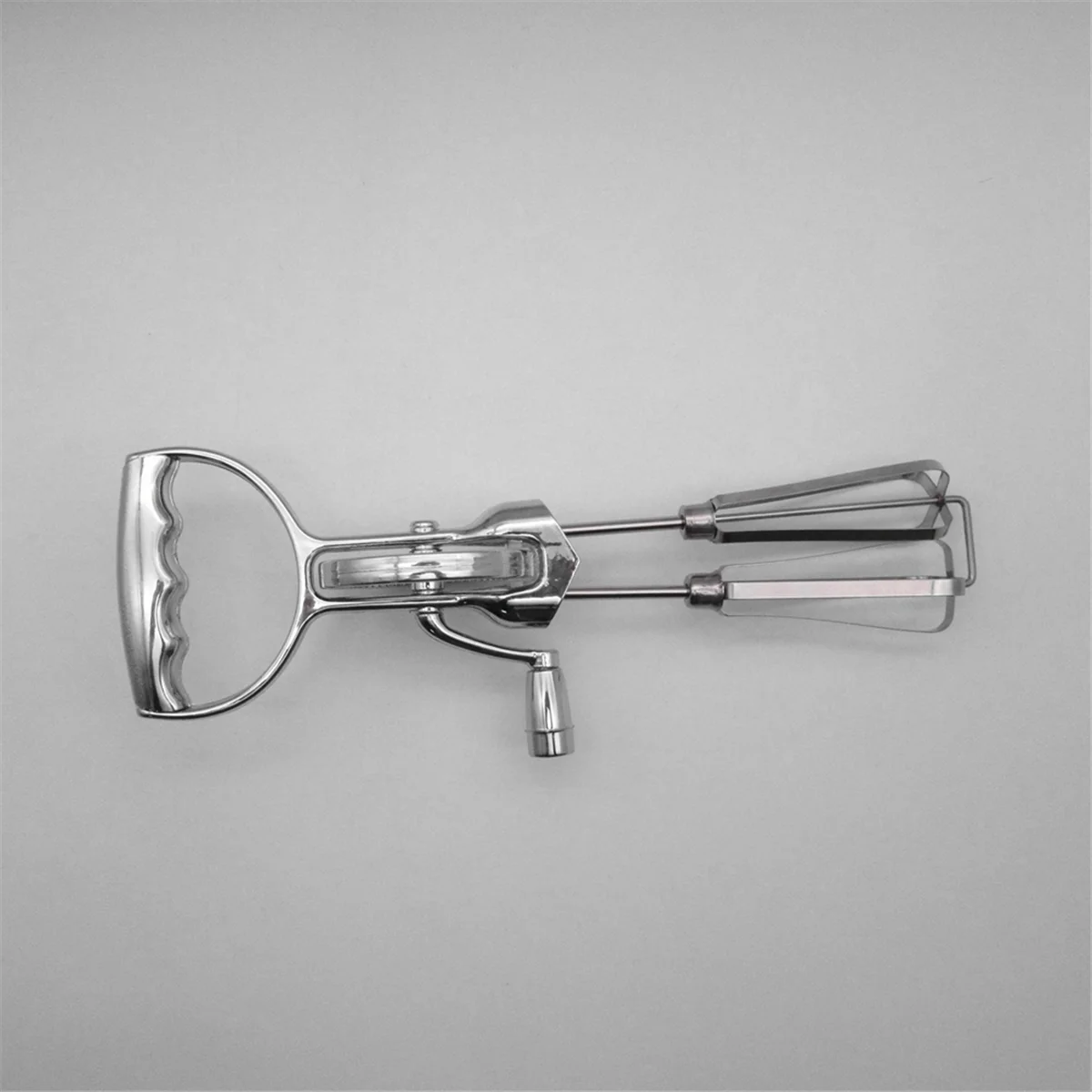 Hand Crank Egg Beaters,Handheld Double Head Stainless Steel Rotary Hand Whip Whisk