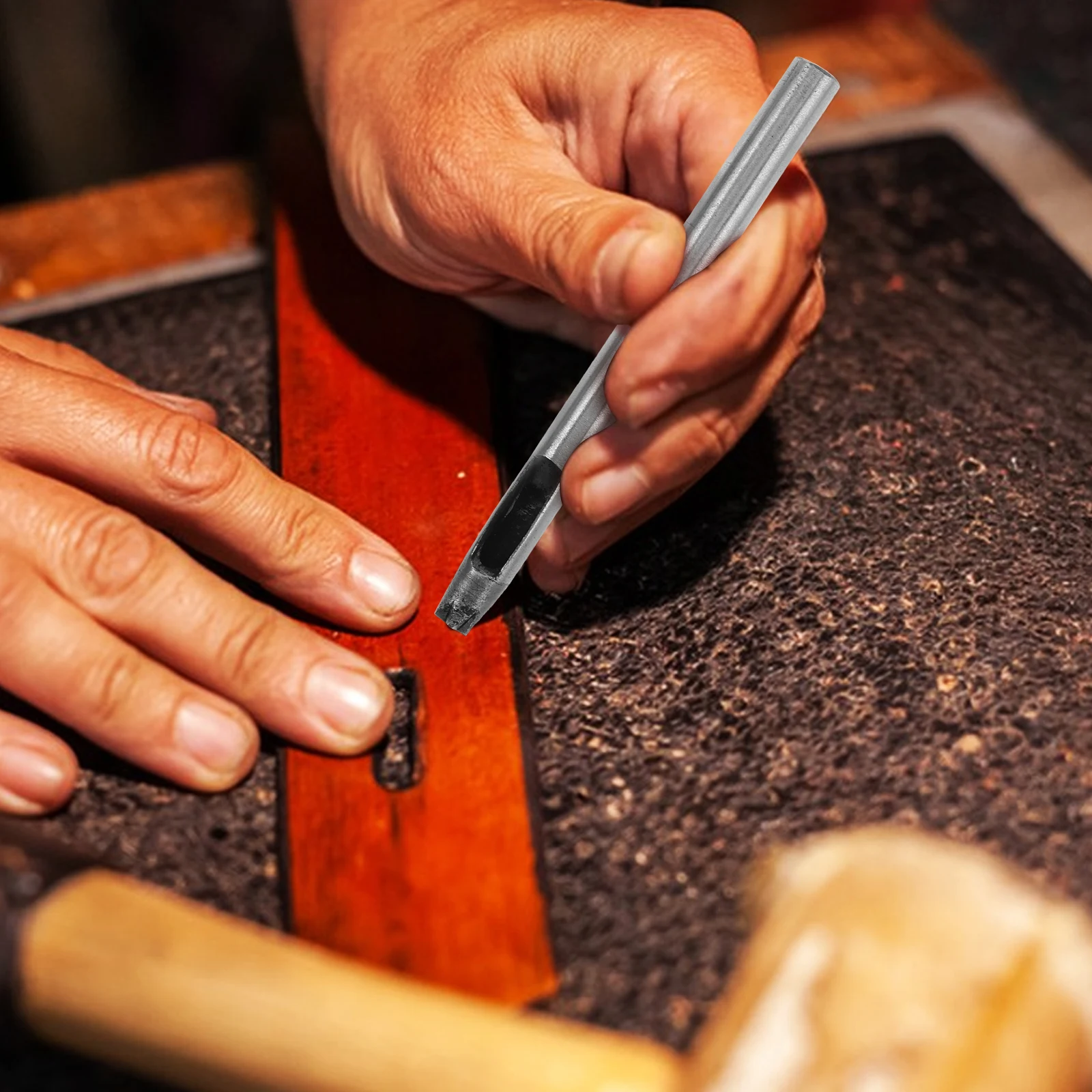 

4pcs Steel Tool Set Star Shape Puncher Crafts Durable Metal Puncher For Belts Leathercrafts Star Pattern Cutter Diy