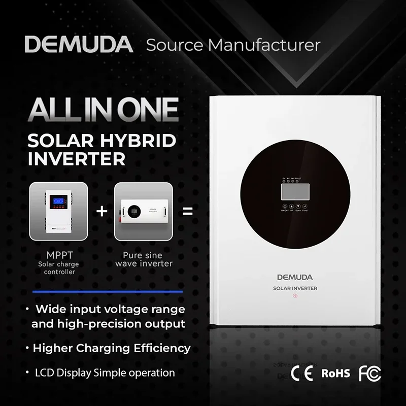 Solar Inverter Price 1.5kw 2kw 3kw 4kw 5kw 6kw Energy Storage 110v 220v Ac Single Phase 48v MPPT Solis Hybrid Inverter