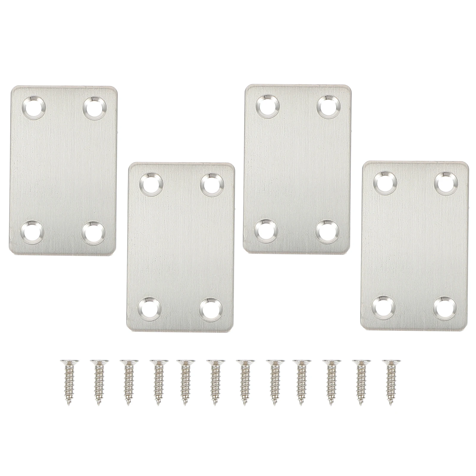 

Stainless Steel Corner Brackets Furniture Fixing Accessories Straight Connections HardwareBracket Furnishing