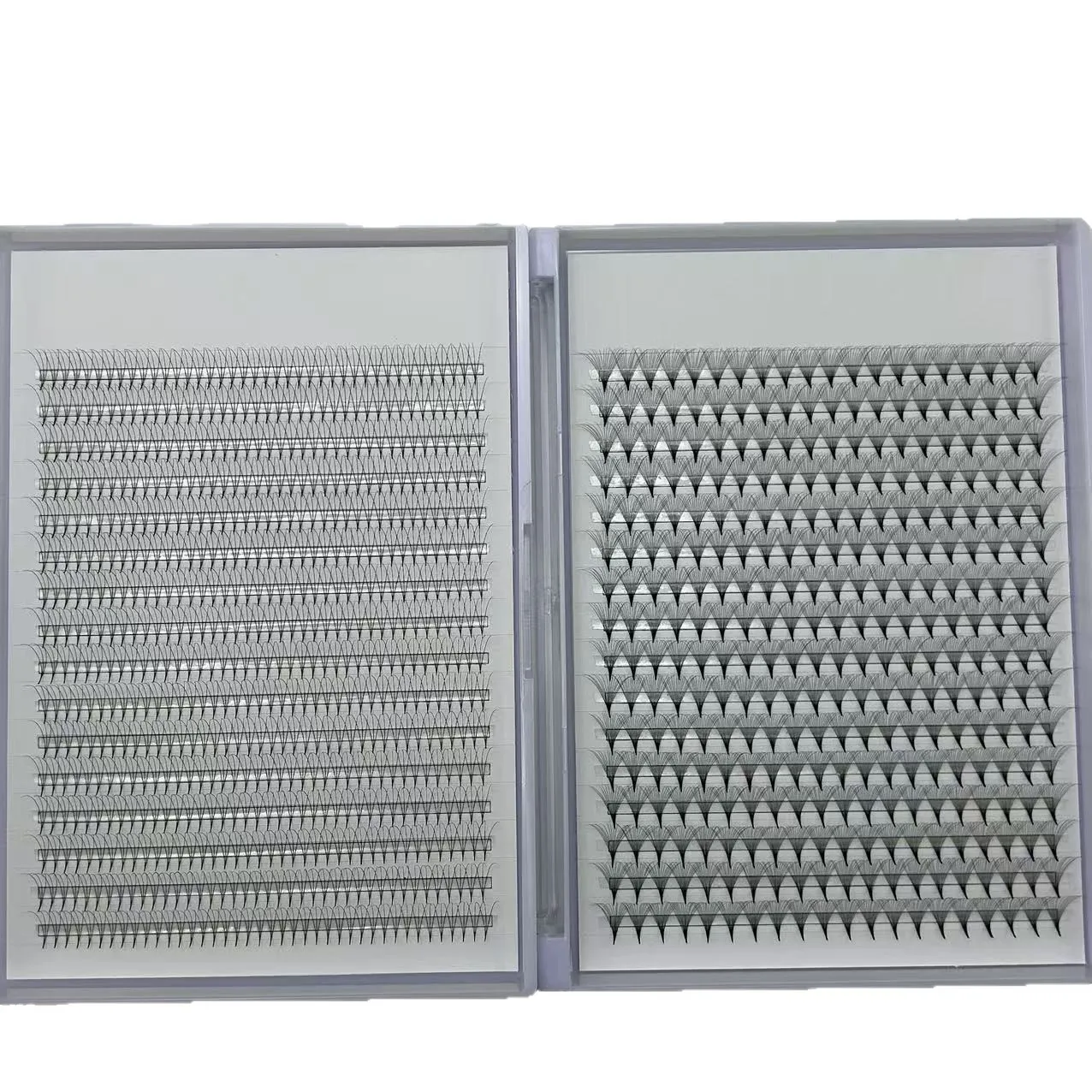 5 Trays 320 Fans Russia Volume Eyelashes Premade Fans 0.07mm Pointy Base C D Curl 3D 4D 5D 6D 7D 8D 10D Premade fan Lashes