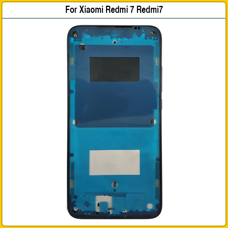 For Xiaomi Redmi 7 Middle Frame Plate Housing Board LCD Support Mid Faceplate Bezel Power Volume Side Button Replace Repair Xaio