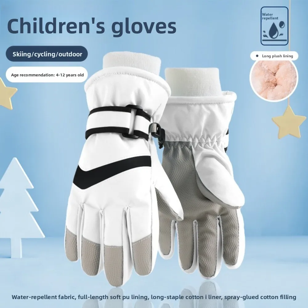 قفازات الشتاء المحمولة مقاوم للماء قبضة عدم الانزلاق رشاقته القفازات الدافئة يندبروف تنفس قفازات لمس اكسسوارات الشتاء