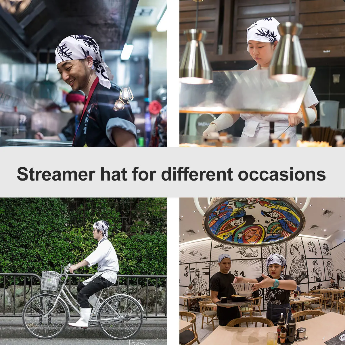 1Pcs Work Hat Catering Cap Adjustable Elastic One Size Fits Most Adults Comfortable Chef Hat Restaurant Cooking Uniform