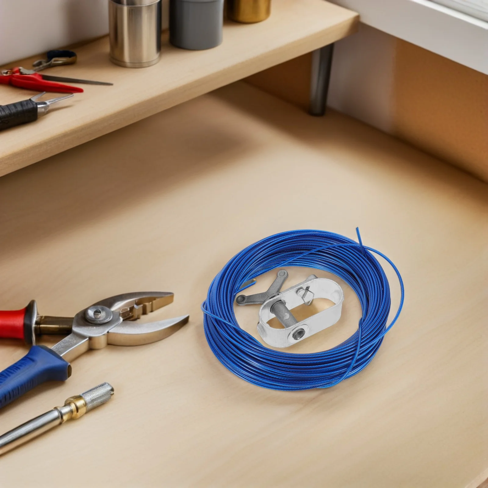 

Pool Winch Kit Heavy Duty Stainless Steel Cable Assembly For Inground Swimming Pools Winter Cover Tightener Tool Durable Pool