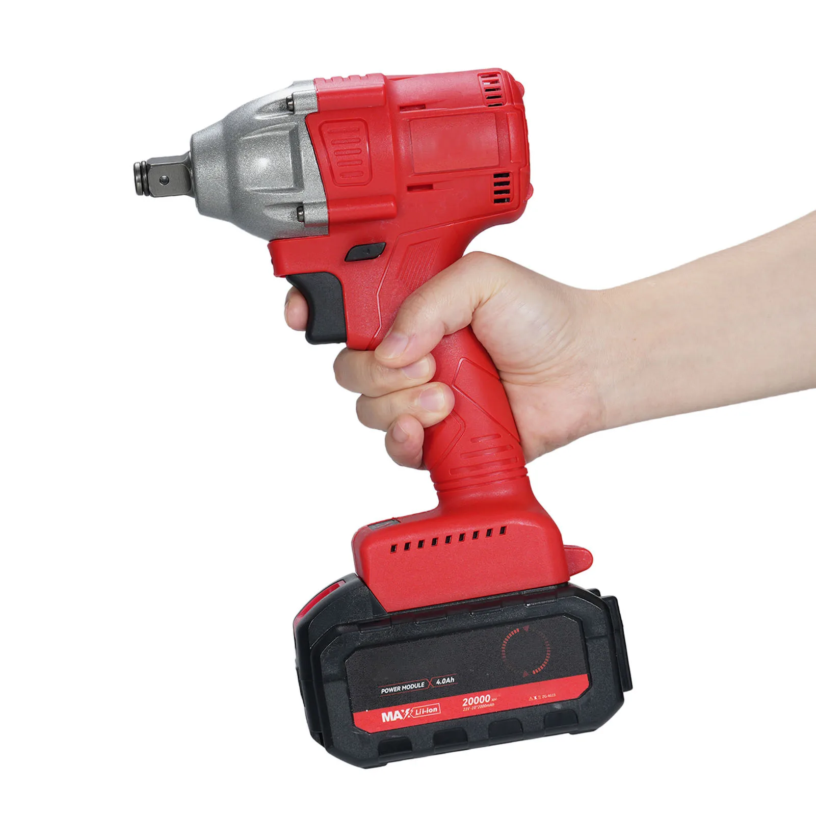 مفتاح ربط بدون فرش لاسلكي 21 فولت، ظرف 1/2 بوصة 320N. طقم مفاتيح ربط كهربائية محمولة بقدرة 1980 وات، مفك براغي كهربائي متغير السرعة