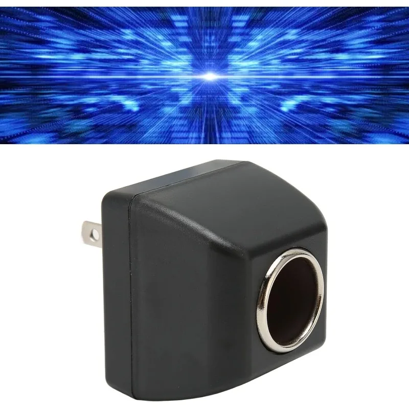 

110V 240V AC To 12V DC Car Power Adapter,Portable Car Cigarettes Lighter Adapter with LED Light Indicator (US EU UK Plug)