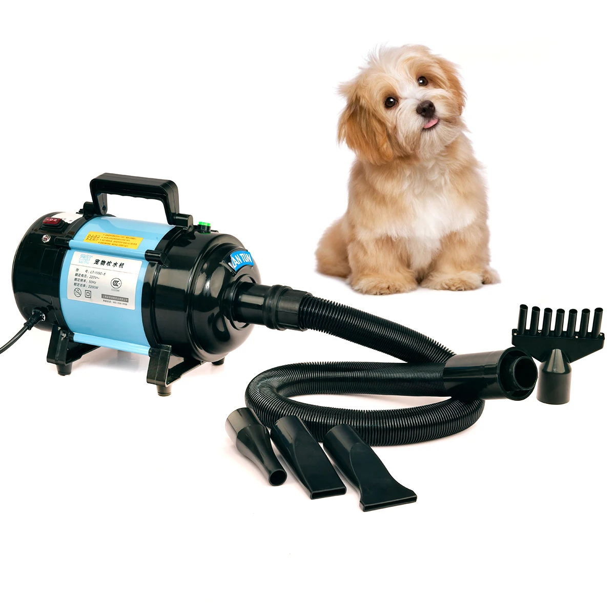 

LT-1090-8 Hot Sale Pet Product Electric Low Noise Gentle Wind Speed Pet Hair Dryer Machine