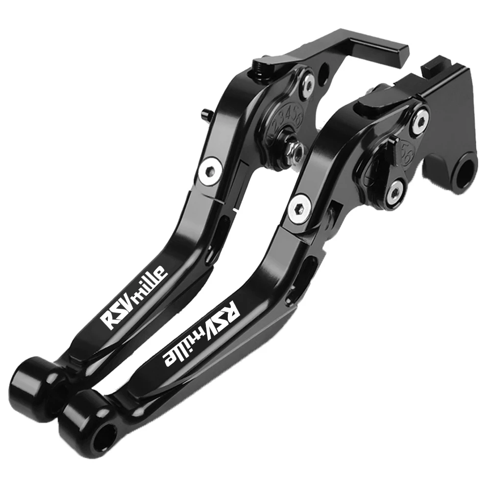 Motorcycle Adjustable Folding Brake Clutch Levers Handle Grip motorcycle brake handle adjustable For APRILIA RSV MILLE 1999-2003