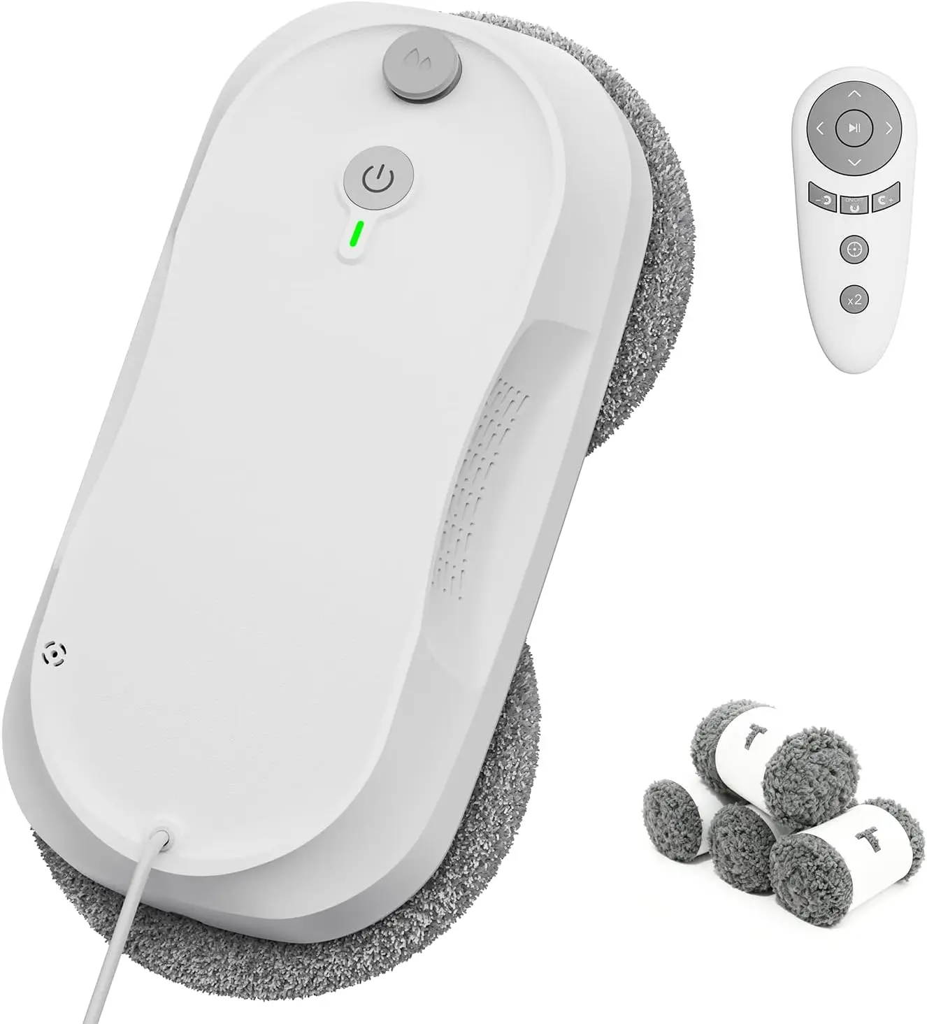 Window Cleaning Robot ABS Plastic & Metal Window Cleaning All Season Black