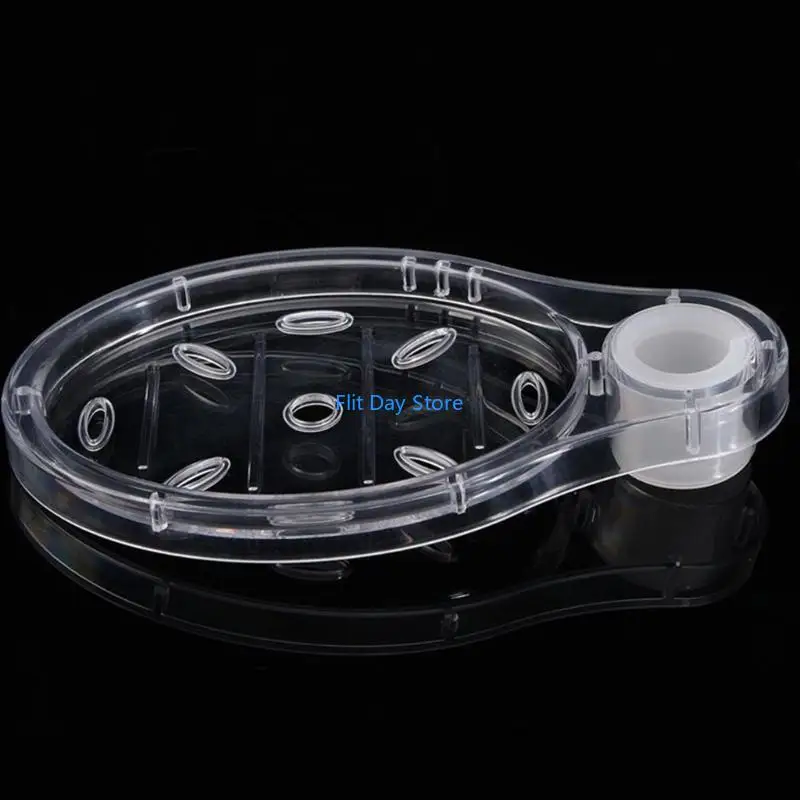 F92C Lift Bar Soap Rack Shower Storage Holder Rack Plastic Oval Soap Tray