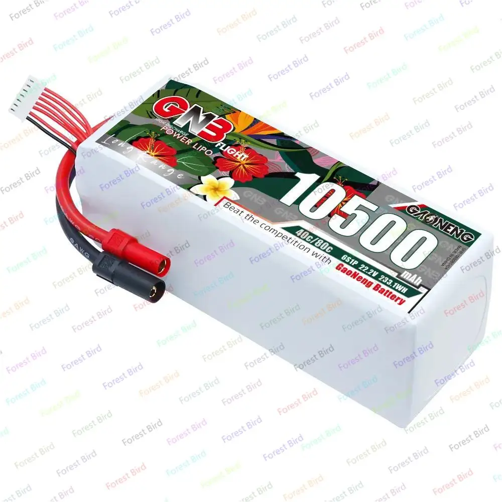 4S 6S 14.8V 22.2V 10500mAh 40C 80C lipid battery XT90 XT150 RC large drone agricultural quadcopter