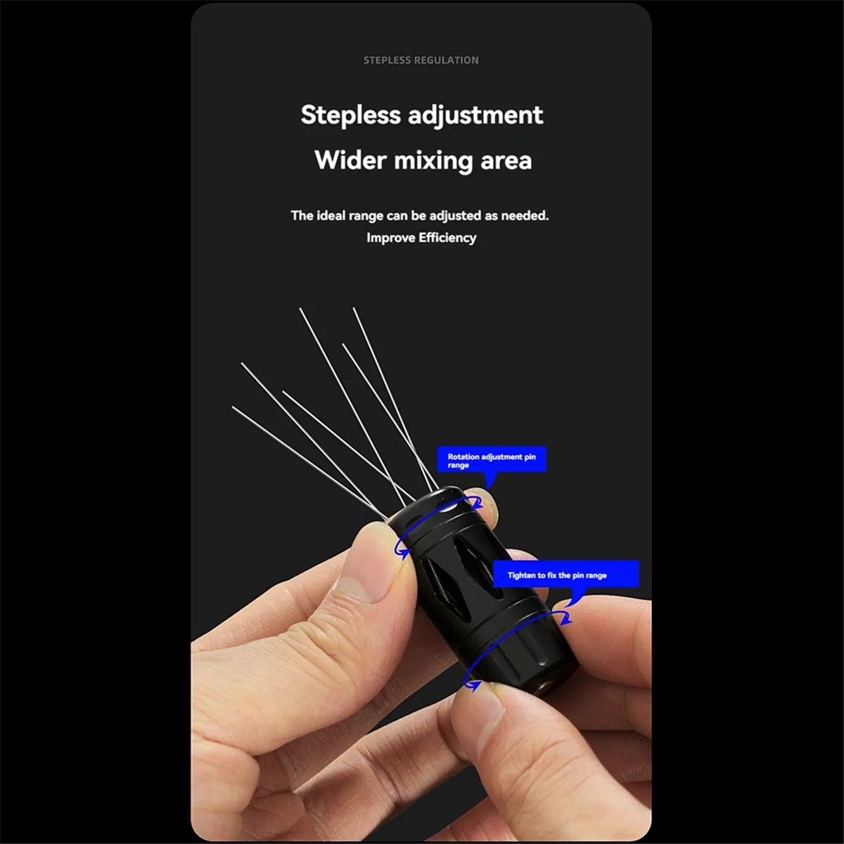 أداة CLIM-WDT أداة توزيع الإسبريسو 6 إبر مع حامل قابل للتعديل لإبرة مسحوق القماش والقهوة لمطبخ المقهى