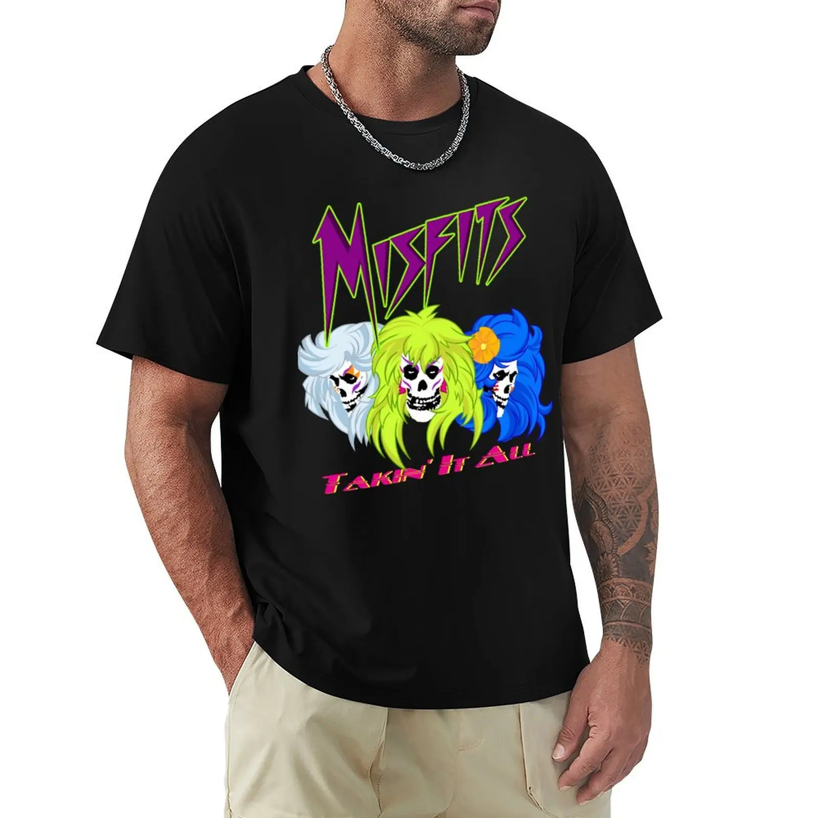

The Misfits Takin' It All T-Shirt Casual Work Wear T-Shirt