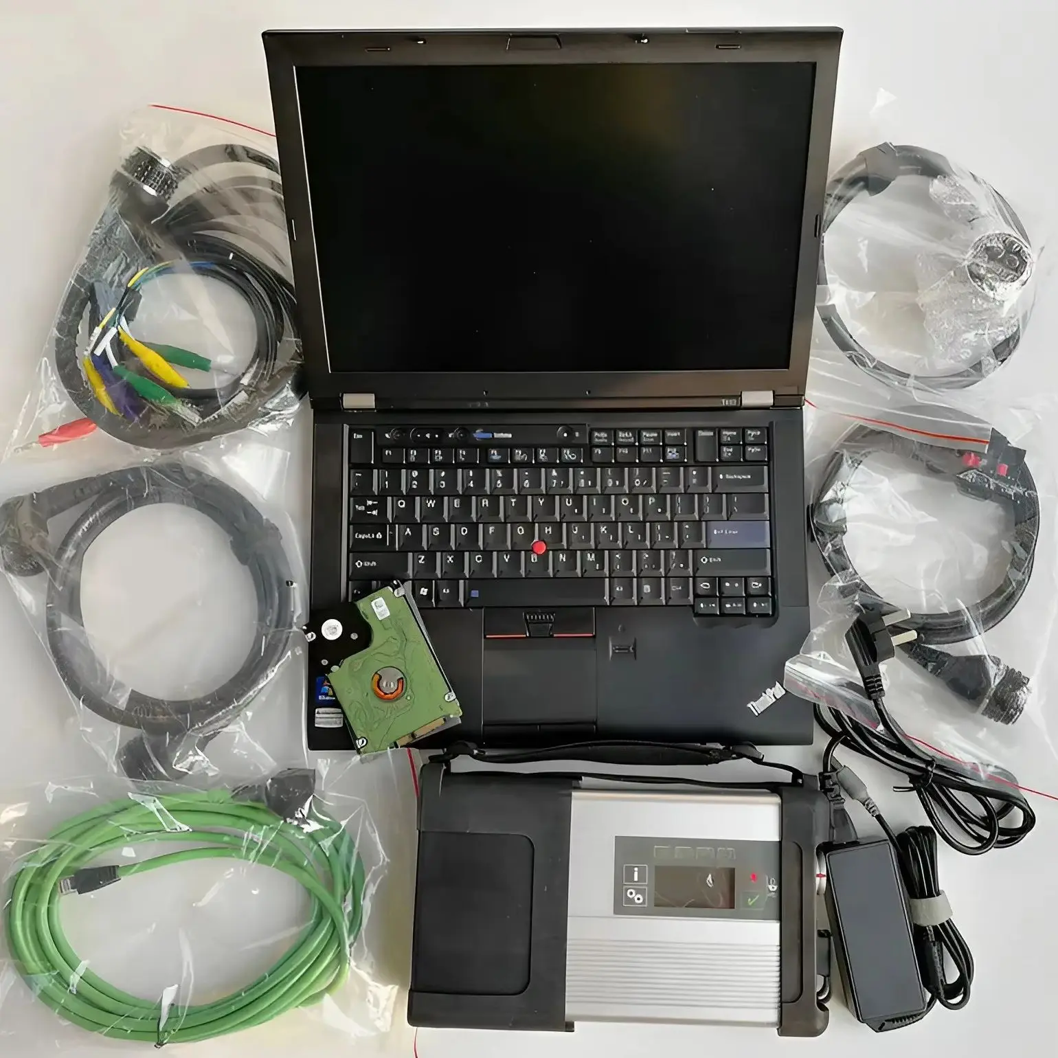 2026 MB STAR C5 Multiplexer Auto Diagnostic Tool X/DAS/HHT/Vediamo/DTS Software in 500GB HDD Laptop I5 CPU T410 8G for Mercedes