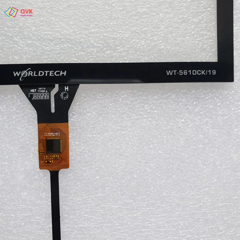 Qvk 7 Inch Voor Worldtech WT-561DCK/19 Radio Dvd Multimedia Speler Capacitieve Touchscreen Digitizer Sensor