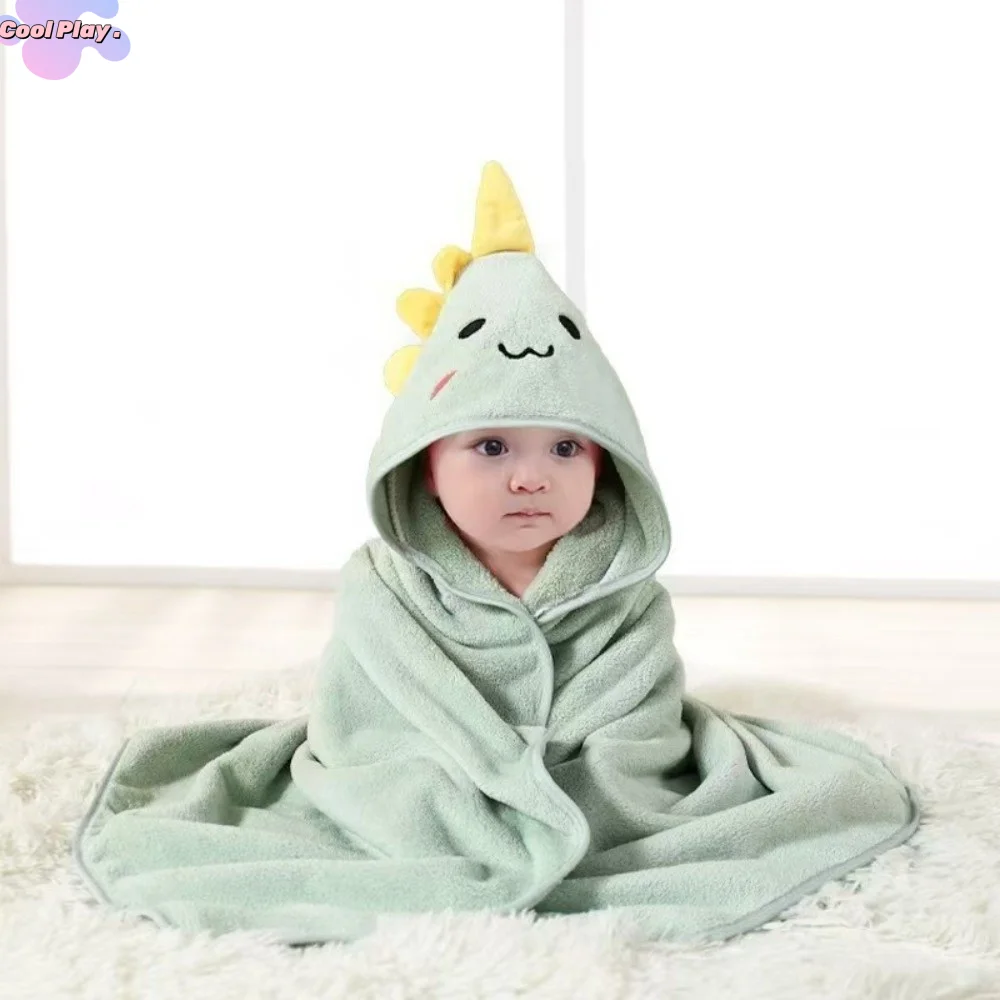 

Super Absorbent Baby Bath Towel Soft Fabric Skin-Friendly Animal Design Towel Microfiber Quick-Drying Multifunctional Towel