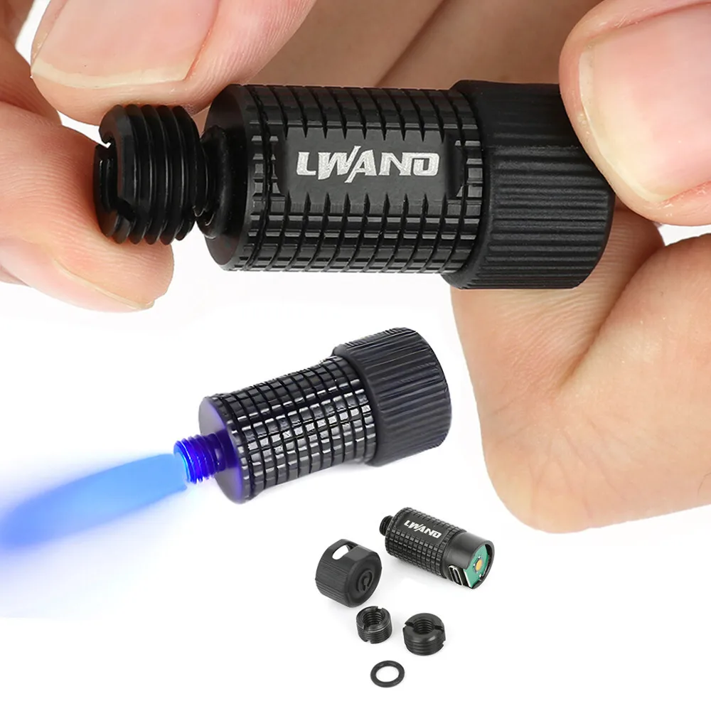 Archery CompoundBow Sight Device Aiming Light Rechargeable Screwed-Fitting 6/9/11mm 3Gear LED Adjustable for Bow Sight