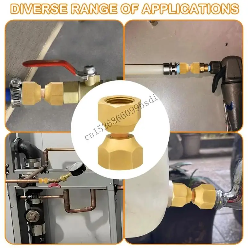 11UA 2pcs Brass Adapter