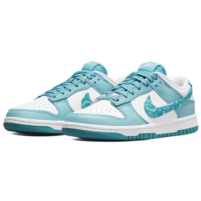 Nike Dunk Low Essential Paisley Pack Worn Blue (Women's) DH4401-101 Anti-slip and Hard-Wearing Lightweight