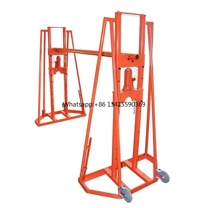 

SBT-10 Adjustable Hydraulic Cable Roller Drum Stand
