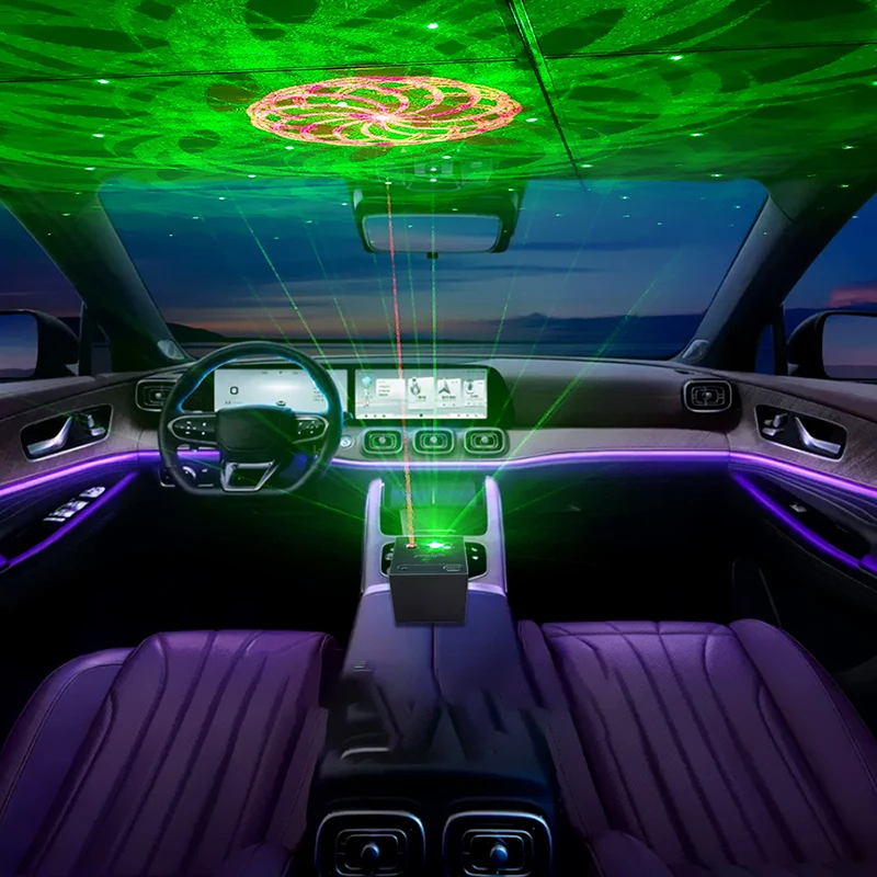 بطارية قابلة للشحن R & G العارض ديسكو مصباح دي جي 64 أنماط الرقص بار حفلة سيارة تأثير عيد الميلاد تزيين مصباح مسرح E01 #6