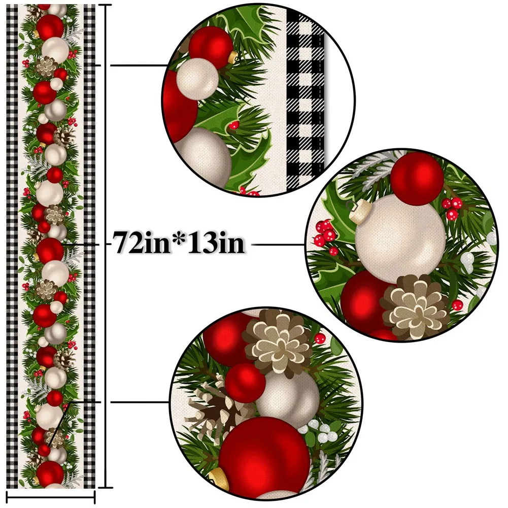 caminho-de-mesa-de-natal-eyfl-2x-em-gingham-preto-e-branco-decoracao-de-natal-para-casa-e-cozinha