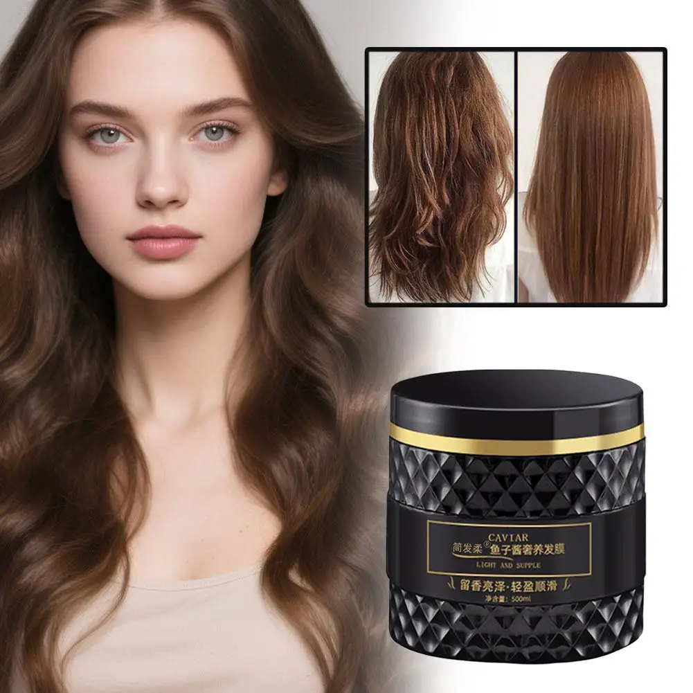 

Икра Коллагеновая обработка волос Глубокое восстановление Кондиционирование Увлажняющая маска для волос Эссенция для сухих поврежденных волос Все типы волос