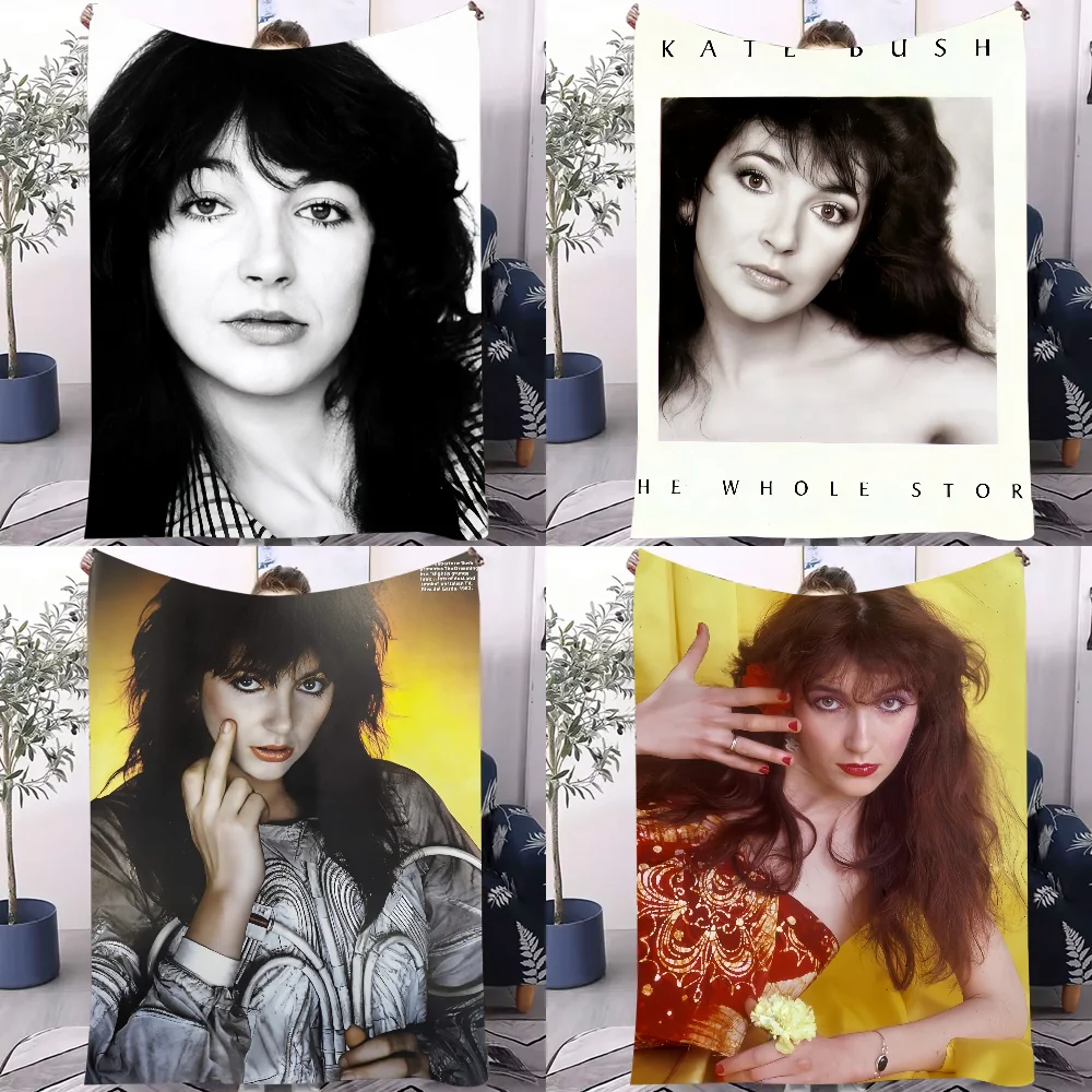 

K-Kate Bush Best of The Other Sides Blanket Design Lightweight For Dorms, Naps, Living Room, Office,Sofa,All-Season
