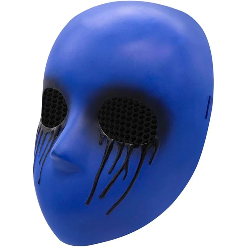 Unisex Women spaventoso Creepy Replica Killer Mask per Halloween Costume Prop Men Eyeless Jack Adult Mask