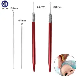 Doll Hair Rerooting Tool 0.6/0.8mm Doll Hair Rooting Reroot Rehair Needles For Wig Making Supplies Accessories