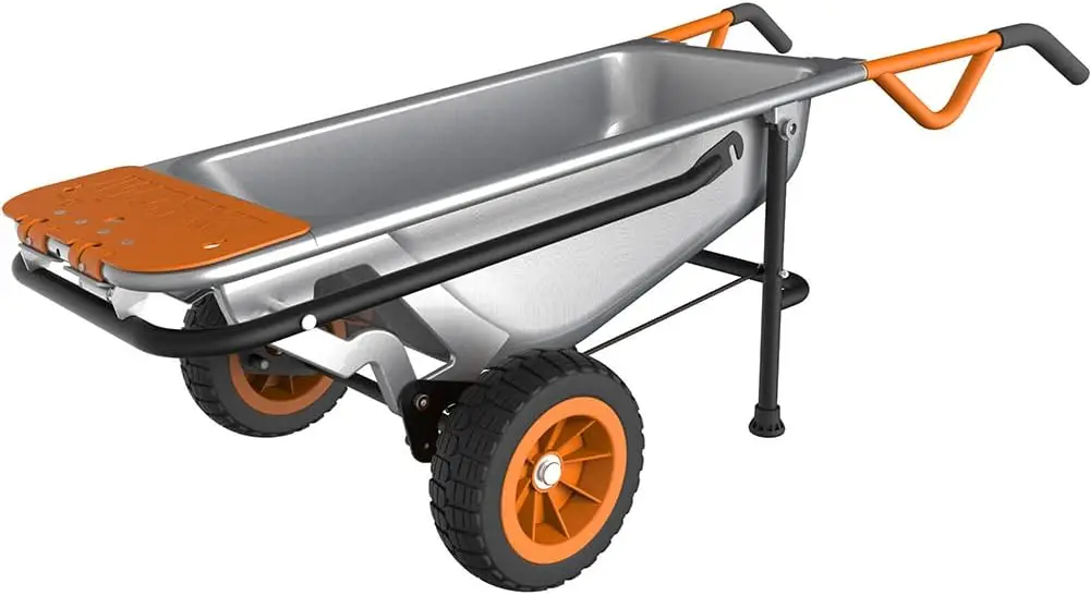 H WB050 8 in 1 tilting Multifunctional Wheelbarrow wb4511