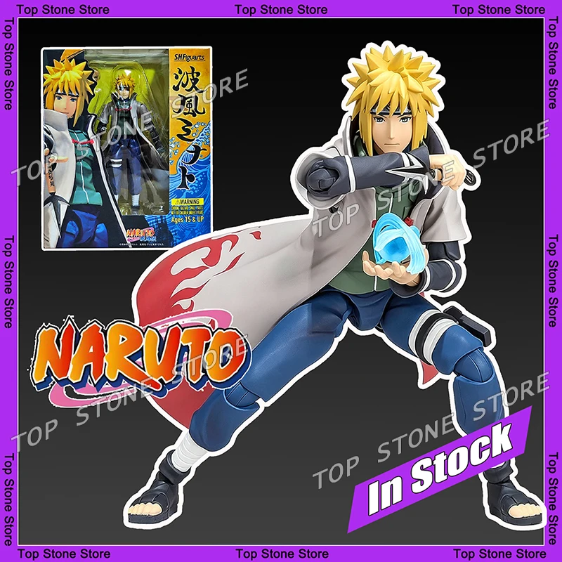 SHF Namikaze Minato Hatake Kakashi Actionfigur Anime NARUTO Shippuden Figuren Modell Spielzeug 16cm Sammlerstück Bewegliche Puppe Geschenke